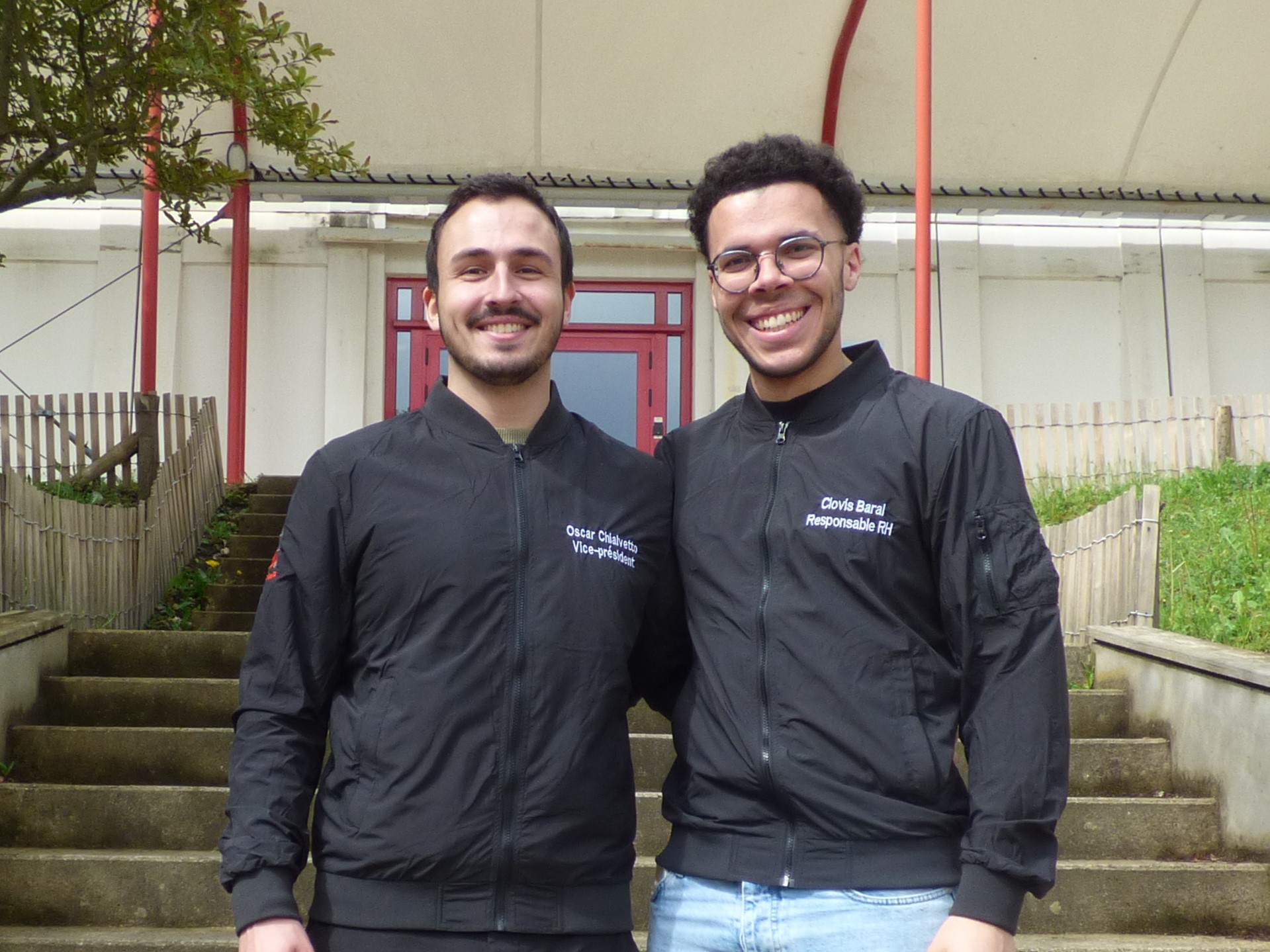 Pôle Ressources Humaines - de g.à.d Oscar Chialvetto (Vice-Président) et Clovis Baral (Responsable RH)
